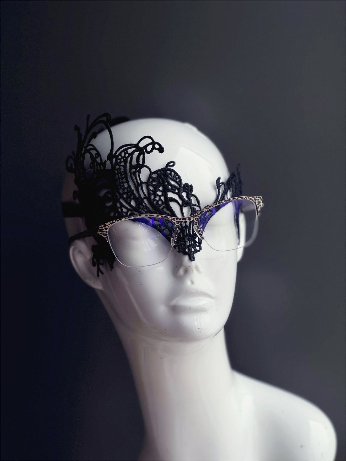 lace mask for eyeglass wearer women masquerade ball mask
