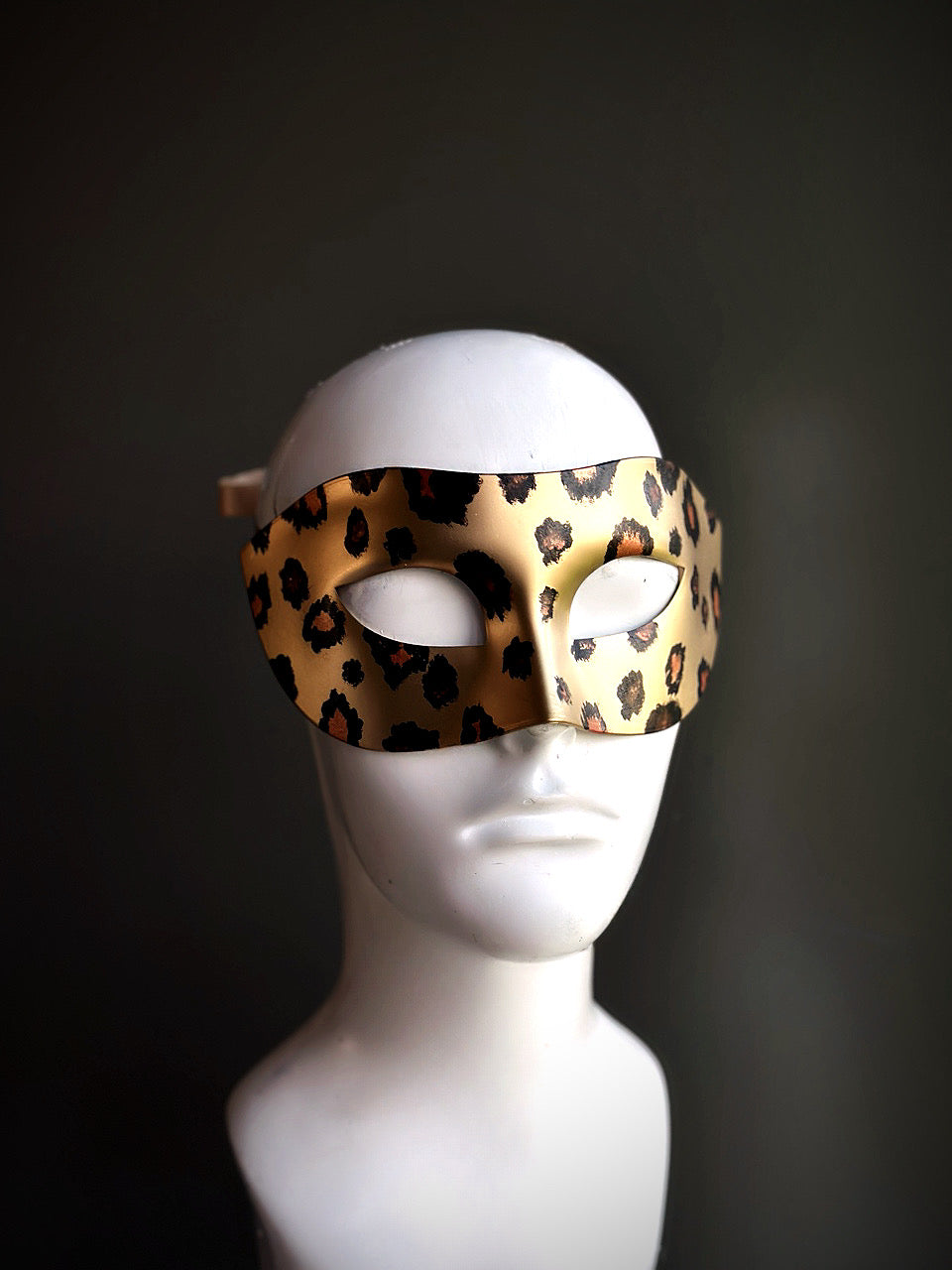 Leopard Pattern Mask Leopard Print Venetian Mask - Masquerade Store