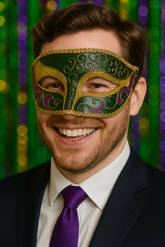 Bulk set of Mardi Gras men&