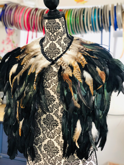 Highland Feather Cape - Viking Warrior