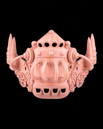 Pink Steampunk Respirator Mask