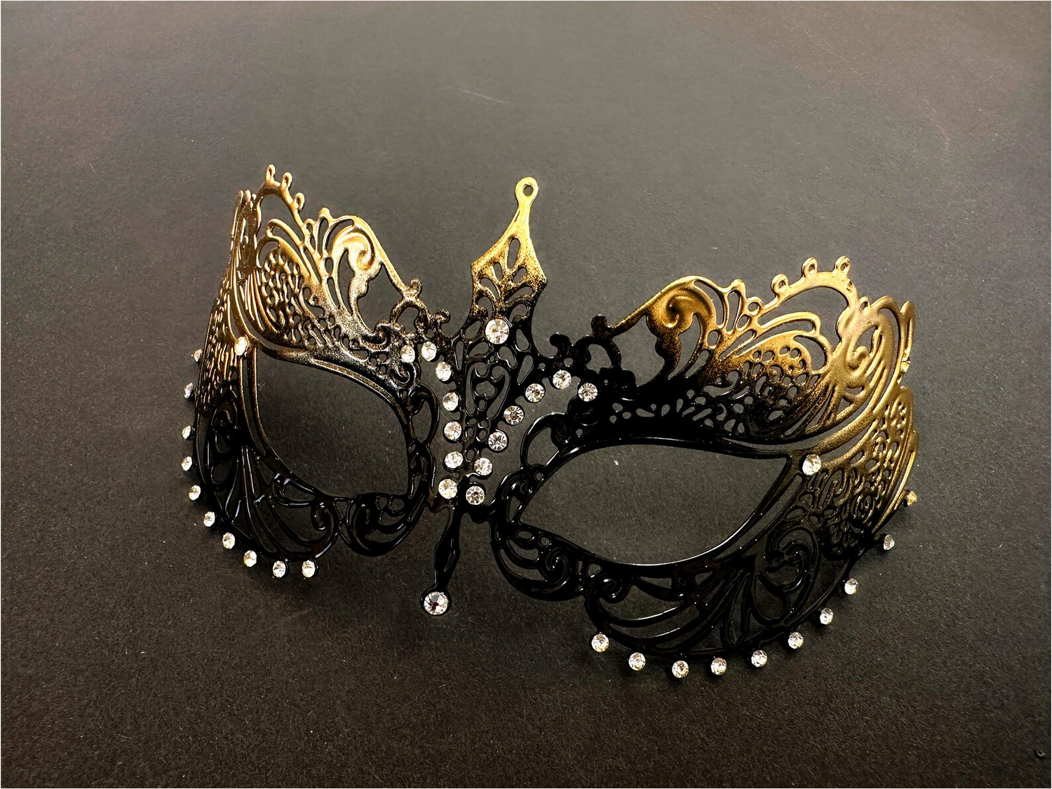 Ana Midnight Mask – Gold &amp; Black