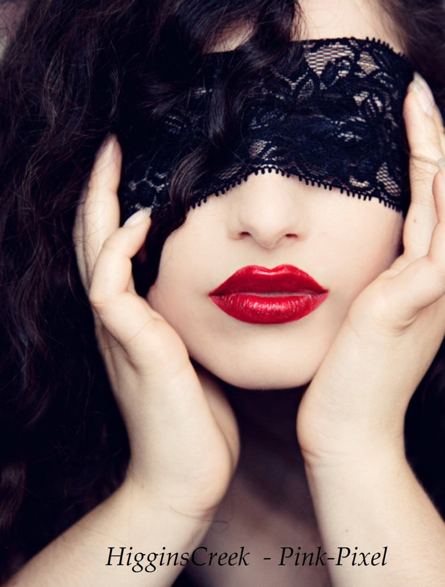 Black Lace Blindfold Lingerie Mask | Sexy Costume Accessory ...