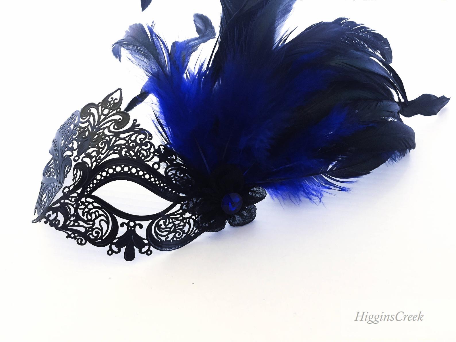 Venetian Metal Mask - Black