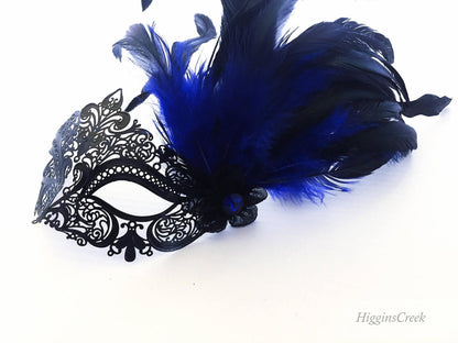 Venetian Metal Mask - Black