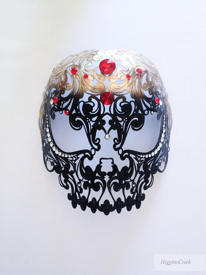 Ombre Metal Skull Mask