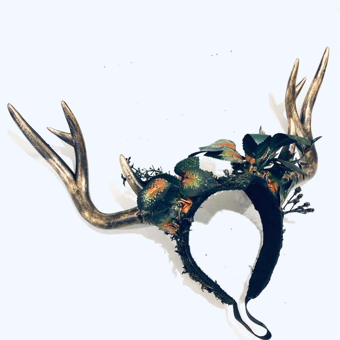 Deer Antler Headdress - Forest