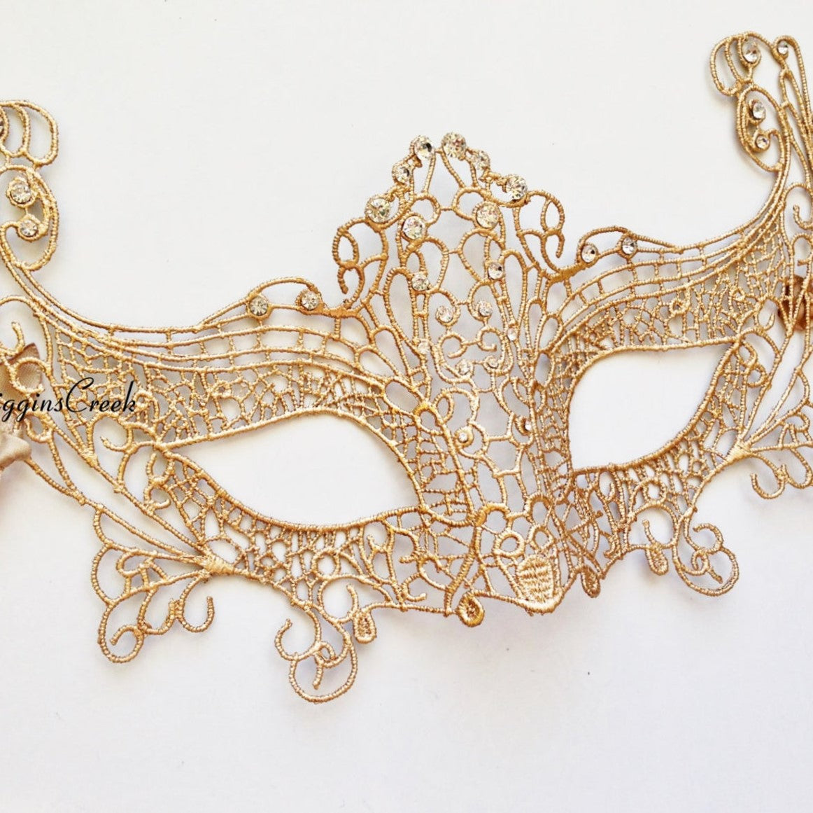 Fox Lace Mask - Gold
