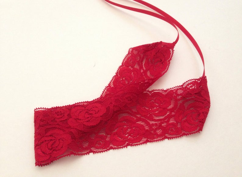 Lace Blindfold - Black