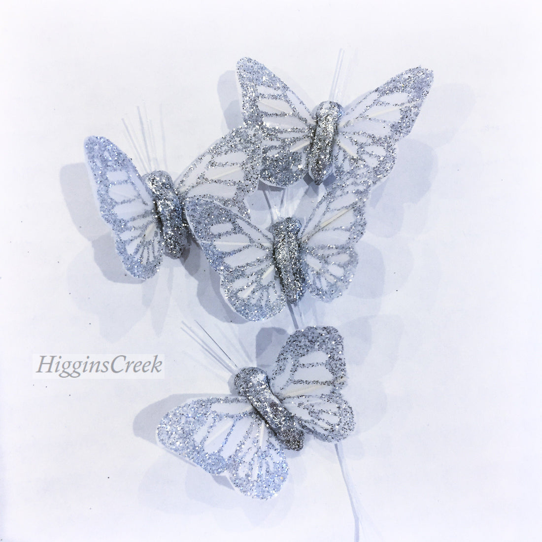 Ana Silver Lace Mask - Silver Butterfly