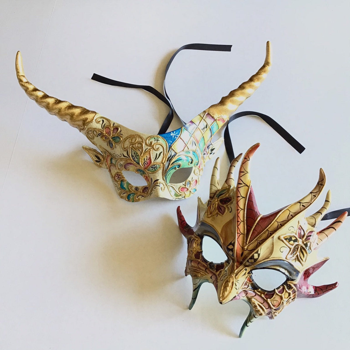 Mythic Masks Masquerade Masks Couples Mythical Creature Masks | Masquerade Store