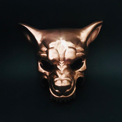 Golden Wolf Masquerade Mask