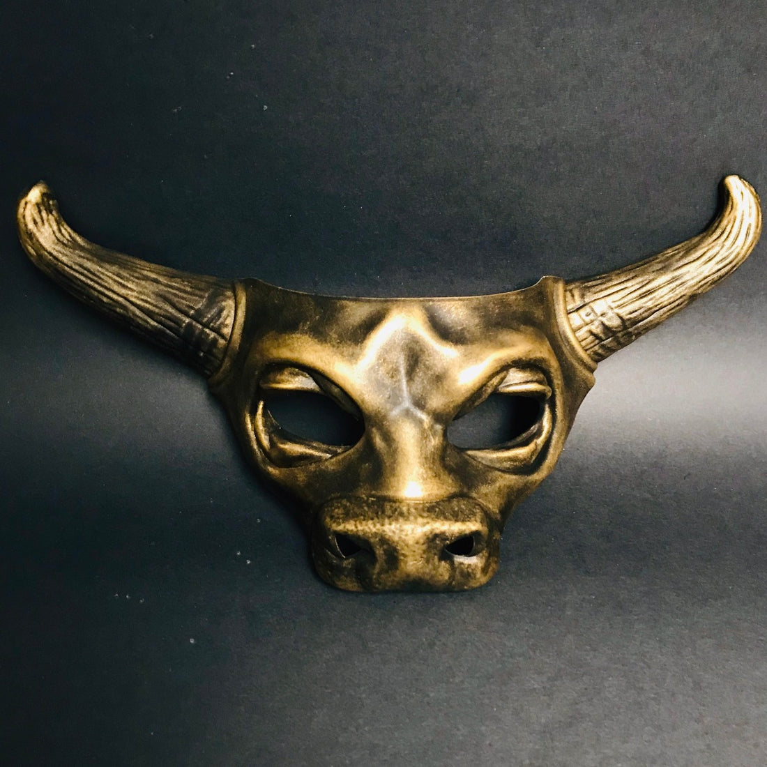 Bull Horn Mask - Gold